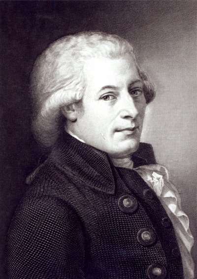 Portrait of Wolfgang Amadeus Mozart (1756-91) Austrian composer, engraved by Lazarus Gottlieb Sichling by Johann Heinrich Wilhelm Tischbein