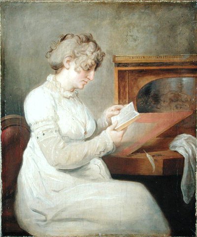 Portrait of the Poet Engel Christine Westphalen (1758-1840) by Johann Heinrich Wilhelm Tischbein