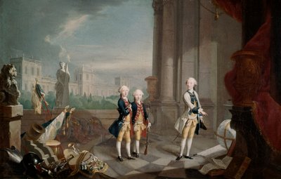 The Sons of Frederick II of Hesse-Kassel Landgrave (1770-1829) by Johann Heinrich Wilhelm Tischbein