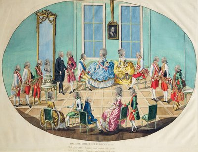 New Year Celebration in Vienna in 1782 by Johann Hieronymus Loeschenkohl
