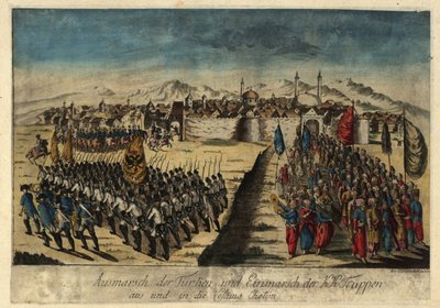 Surrender of the Fortress Khotyn on September 29, 1788 by Johann Hieronymus Loeschenkohl