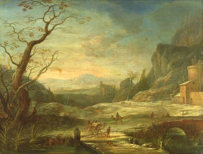 Oriental Landscape by Johann Holst