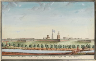 Prospect from Fort St George by Johann Jacob Ludewig Rothmeyer