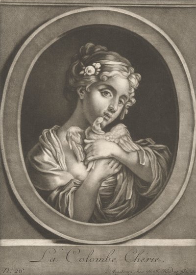 The Cherished Dove by Johann Jacobus Haid