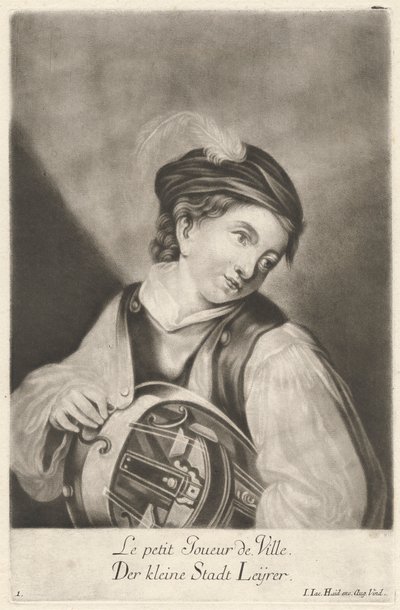 The Little City Player by Johann Jacobus Haid
