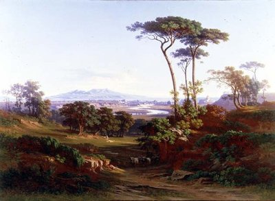 A View of Rome by Johann Jakob Frey