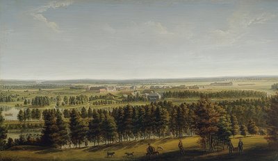 View of the Gatchina Palace Park. 1790s by Johann Jakob Mettenleiter