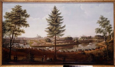 Feast at Pavlovsk Palace, summer residence of Tsar Paul I by Johann Jakob Mettenleiter