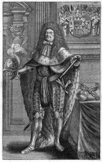 Portrait of Frederick William, 1620-1688, Elector of Brandenburg, Duke of Prussia, 1683 by Johann Jakob Vogel