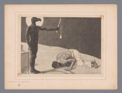 Worship of Mammon (Seven Mystical Representations) by Johann Jakob Weber