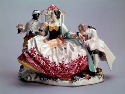 Lady with a Lapdog by Johann Joachim Kaendler