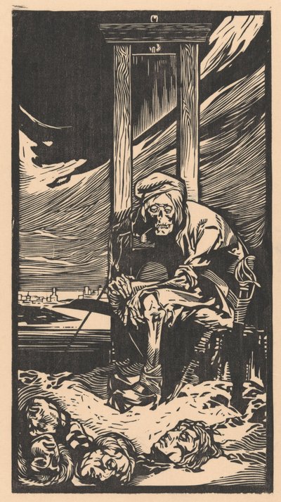 The Death by a Guillotine by Johann Joseph Aarts