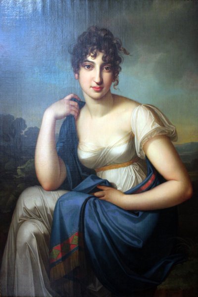 Portrait of Amalie Beer (1767-1854) by Johann Karl Heinrich Kretschmar