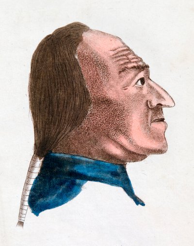 The Facial Characteristics of a Quick Tempered Person by Johann Kaspar Lavater