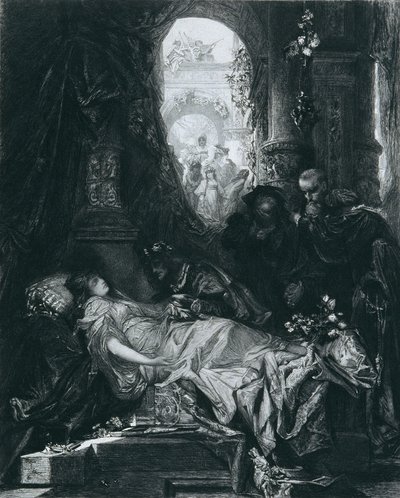 The Seemingly Dead Juliet Capulet by Johann Klaus