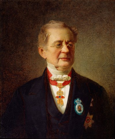 Portrait of the Chancellor Prince Alexander M Gorchakov by Johann Koler