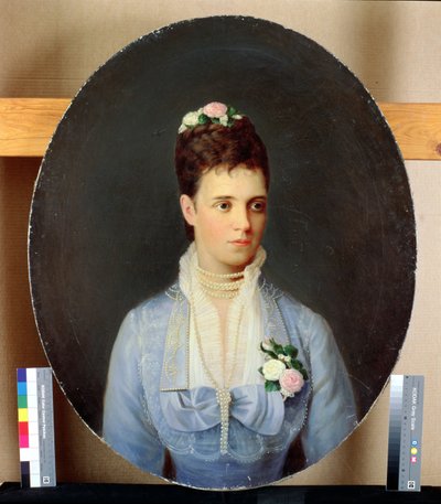 Portrait of the Russian Empress Maria Fyodorovna by Johann Koler