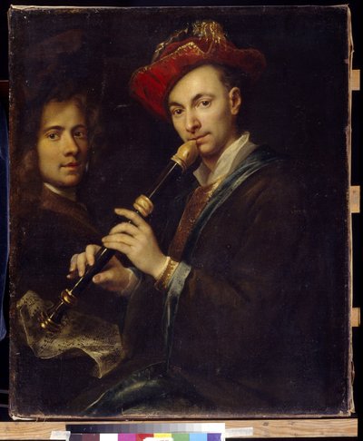 Flautist by Johann Kupetzky