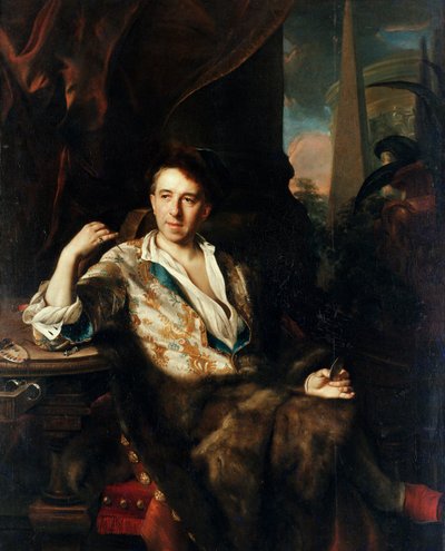 Miniature portrait of Karel Bruni by Johann Kupetzky