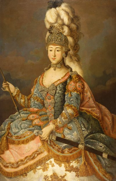 Portrait of Countess Anna Petrovna Sheremetyeva 1744-1768, 1769 by Johann Ligotsky