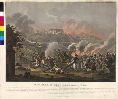 Battle of Elchingen on 14th October 1805 by Johann Lorenz Rugendas