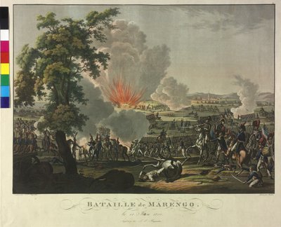 Battle of Marengo on 14 June 1800 by Johann Lorenz Rugendas