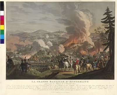 Battle of Slavkov u Brna on 2nd December 1805 by Johann Lorenz Rugendas