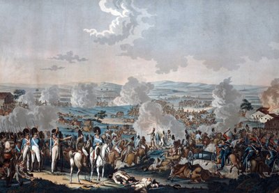 The Battle of Wagram by Johann Lorenz Rugendas