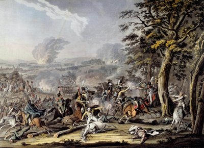 War of the Fourth Coalition: view of the Battle of Friedland by Johann Lorenz Rugendas