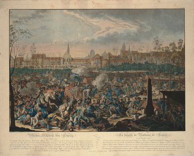 The Battle of the Nations by Johann Lorenz Rugendas the Younger