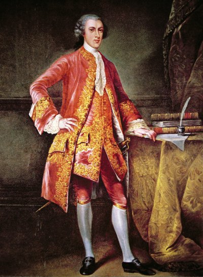 Portrait of Frederick Calvert by Johann Ludwig (after) Tietz