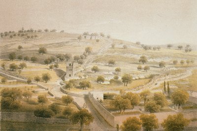 Gethsemane, Mount of Olives by Johann Martin Bernatz