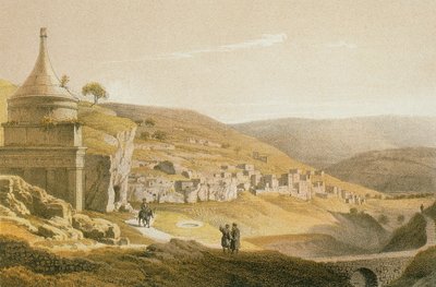 The Tomb of Absalom and Siloan by Johann Martin Bernatz