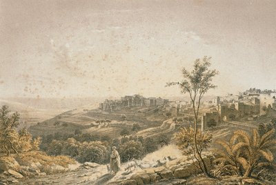 View of Jerusalem by Johann Martin Bernatz