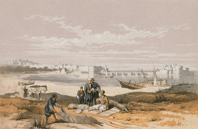 View of Sidon (Said) by Johann Martin Bernatz