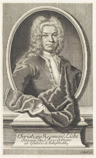 Christian Siegmund Liebe by Johann Martin Bernigeroth