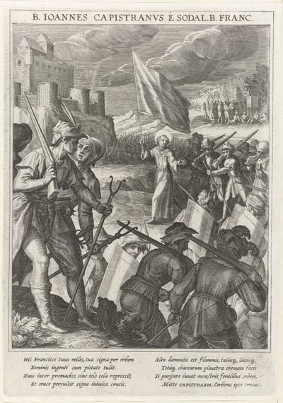 Saint John of Capistrano Leads the Christian Forces in the Siege of Belgrade by Johann Matthias Kager