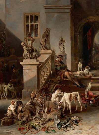 The Hunting Prey by Johann Matthias Ranftl