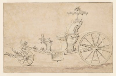 Design for a Cabriolet by Johann Michael Hoppenhaupt II