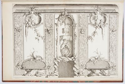 Design for a Screen by Johann Michael Hoppenhaupt II