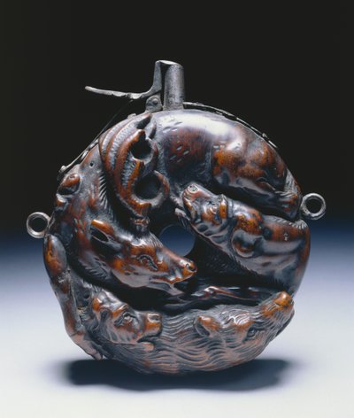 Powder Flask by Johann Michael Maucher