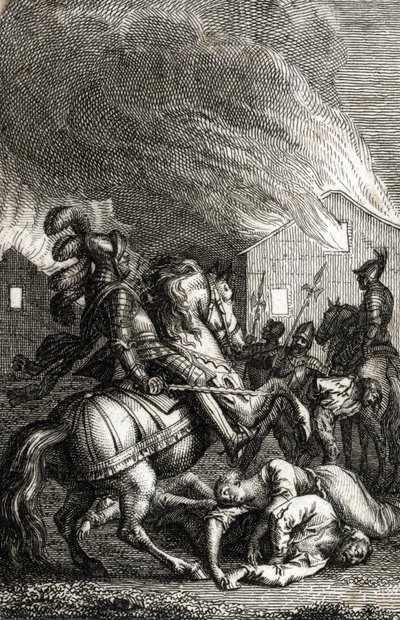 The Conquest of Thuringia by Emperor Adolphe of Nassau by Johann Michael Mettenleiter