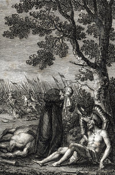 The Death of Adolph of Nassau at the Battle of Gollheilm on July 2 by Johann Michael Mettenleiter
