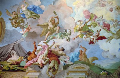 Hercules Killing the Hydra by Johann Michael Rottmayr