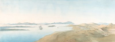 Panorama View on the Islands of Delos, early 19th-late 19th century by Johann Michael Wittmer
