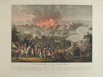 Bombardment of Copenhagen, 2nd-5th September 1807 by Johann Moritz Rugendas