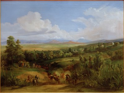 Galapa, Pico de Orizaba and Cofre de Perote by Johann Moritz Rugendas