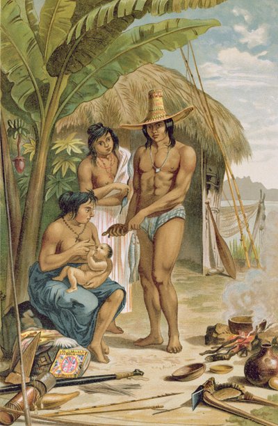 Indian Household in East Brazil, from 
