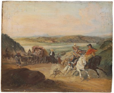The Road from Santiago to Valparaiso by Johann Moritz Rugendas