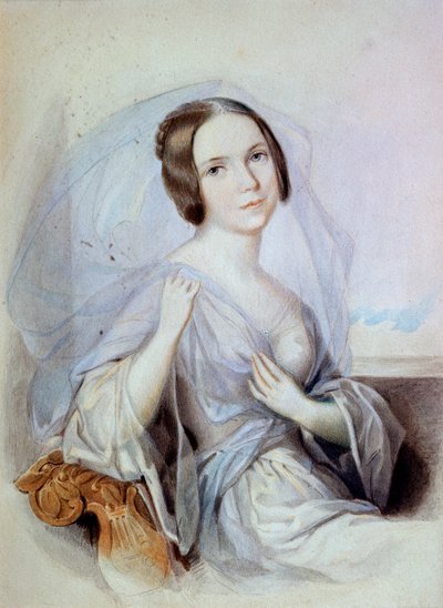 Portrait of the Singer Henriette Gertrude Sontag by Johann Nepomuk Ender